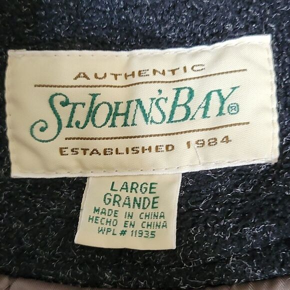 ST. JOHN'S BAY Tan Insulated Coat Large - Picture 13 of 13